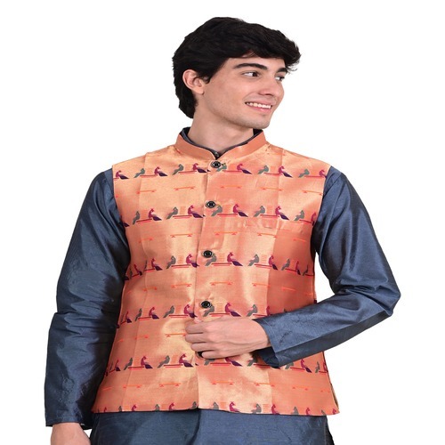 Kanira Paithani jacket for Mens Jodi Peacock