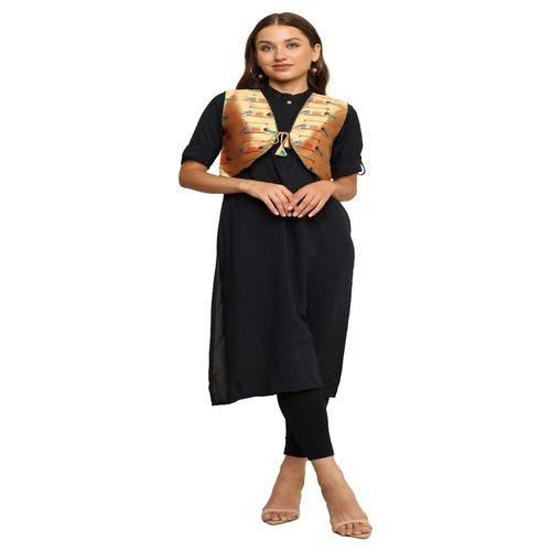 Kanira Paithani jacket for Womens Double Peacock