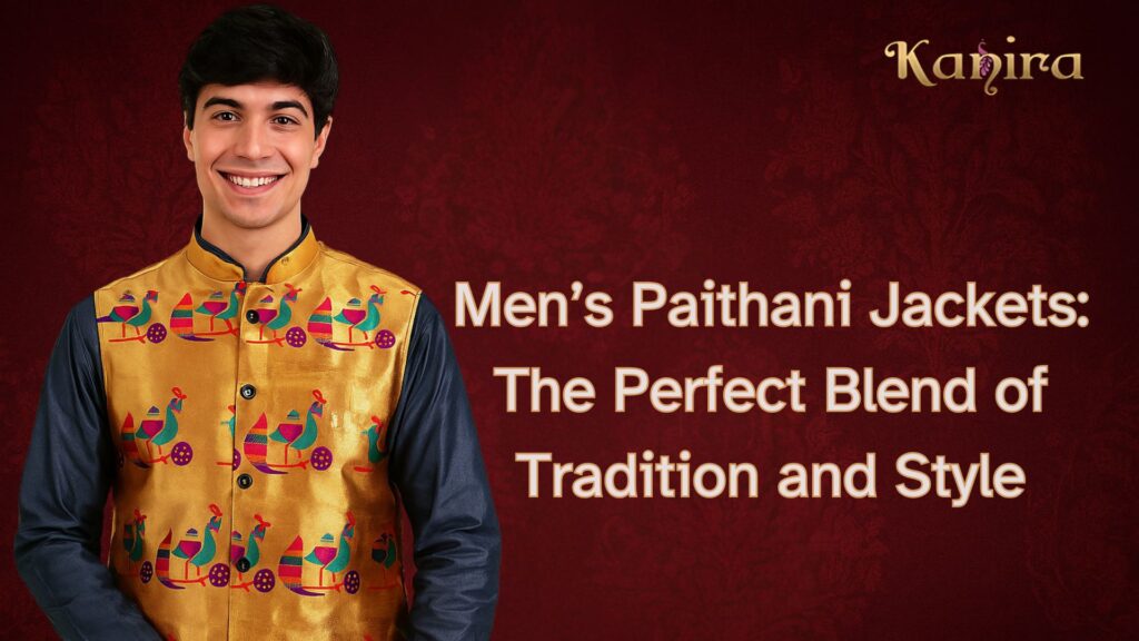 Men’s Paithani Jackets: The Perfect Blend of Tradition and Style