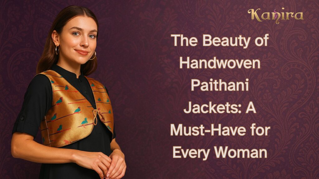 The Beauty of Handwoven Paithani Jackets: A Must-Have for Every Woman