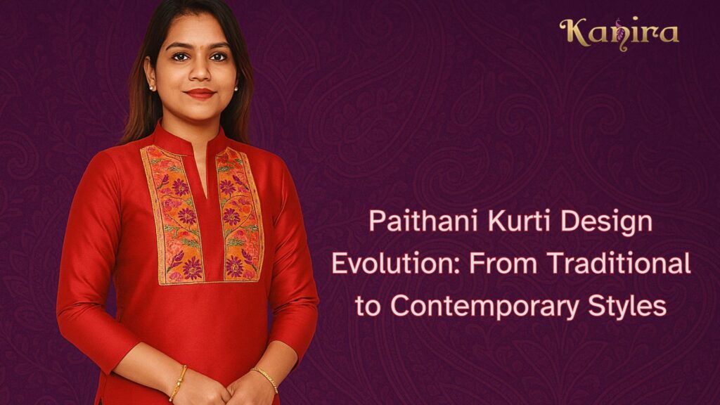 Paithani Kurti Design Evolution: From Traditional to Contemporary Styles
