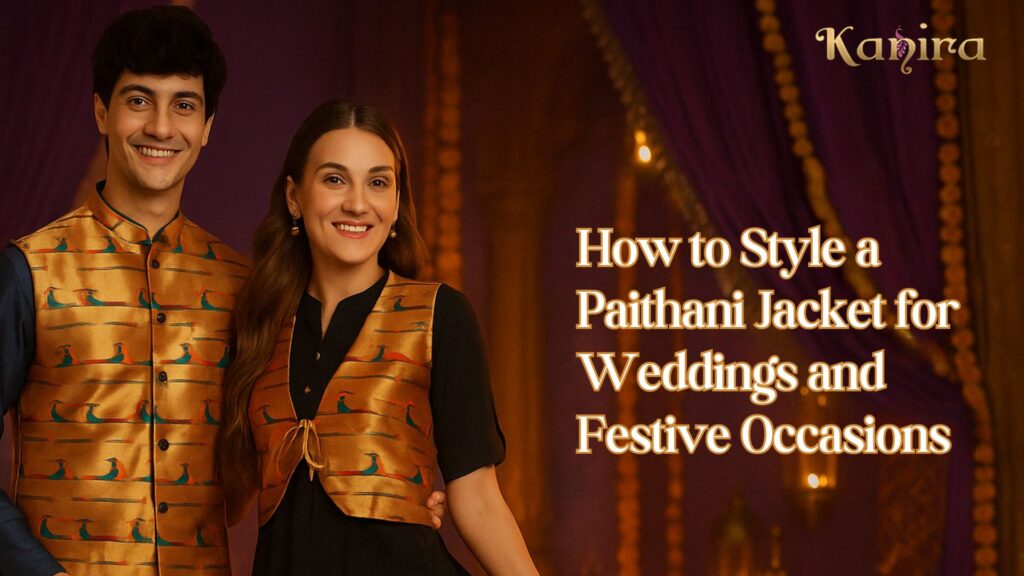 How to Style a Paithani Jacket for Weddings and Festive Occasions