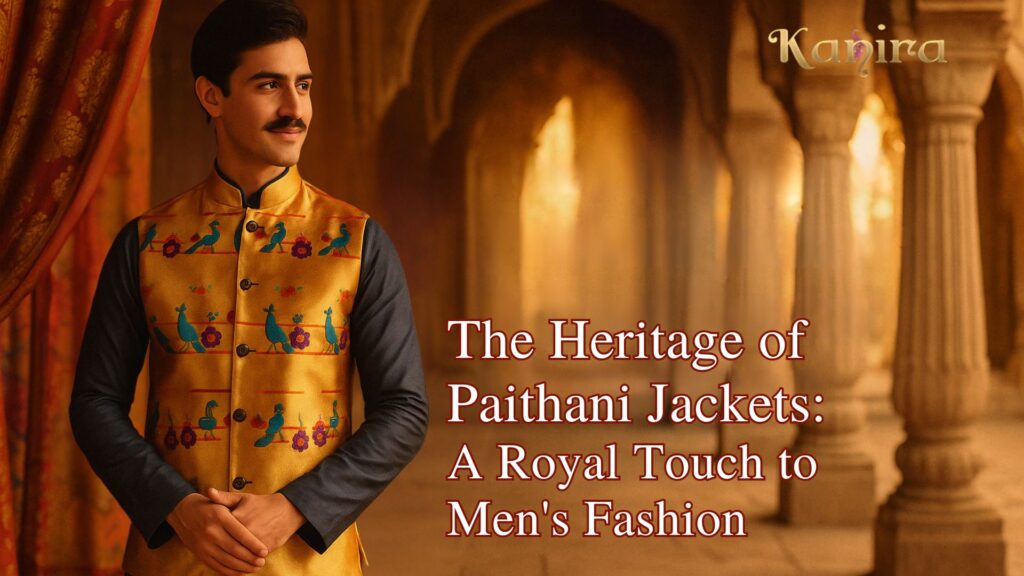 The Heritage of Paithani Jackets: A Royal Touch to Men’s Fashion
