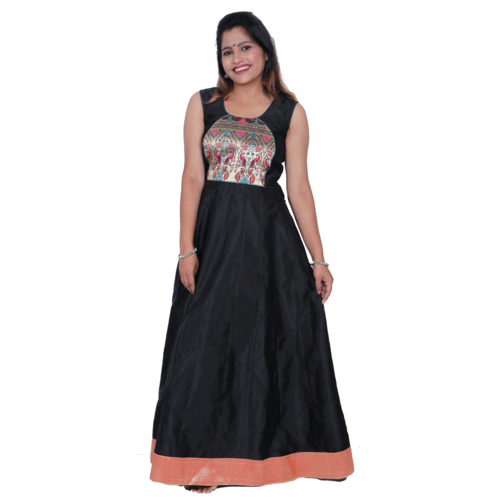 Kanira Hansini Black Paithani Kurti, Office Wear Peacock