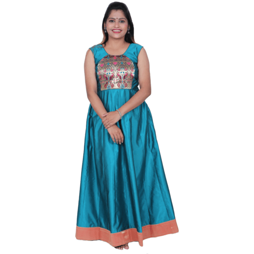 Kanira Hansini Rama Paithani Kurti, Office Wear Peacock