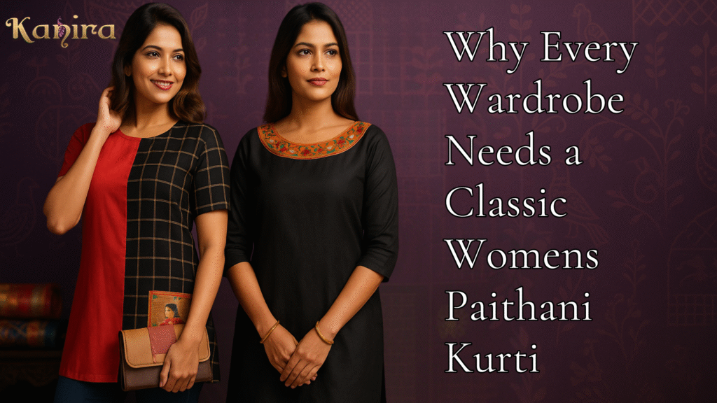Why Every Wardrobe Needs a Classic Womens Paithani Kurti
