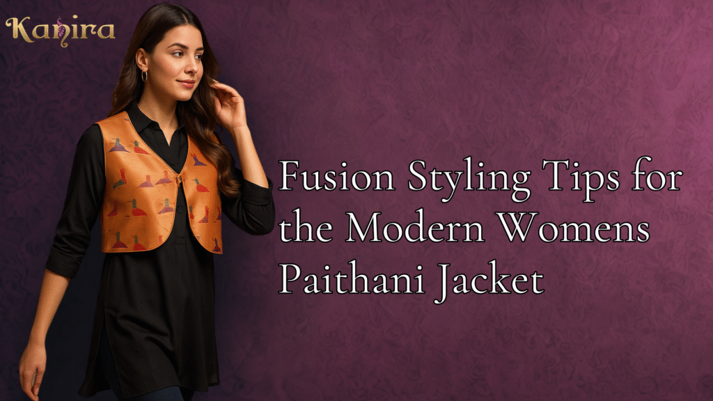 Fusion Styling Tips for the Modern Womens Paithani Jacket