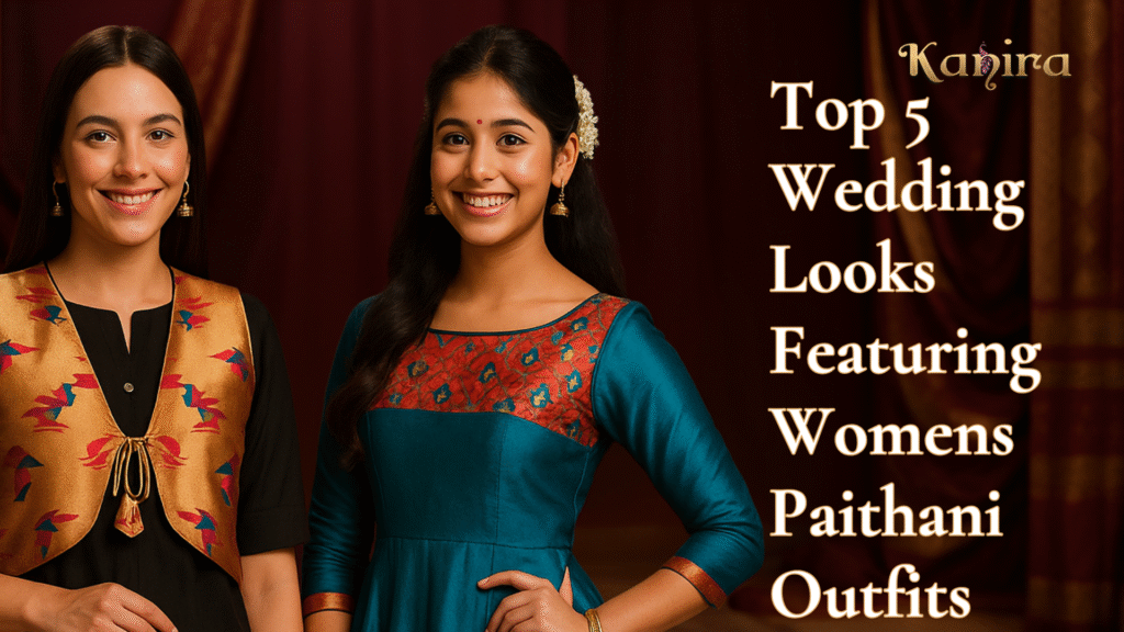 Top 5 Wedding Looks Featuring Womens Paithani Outfits