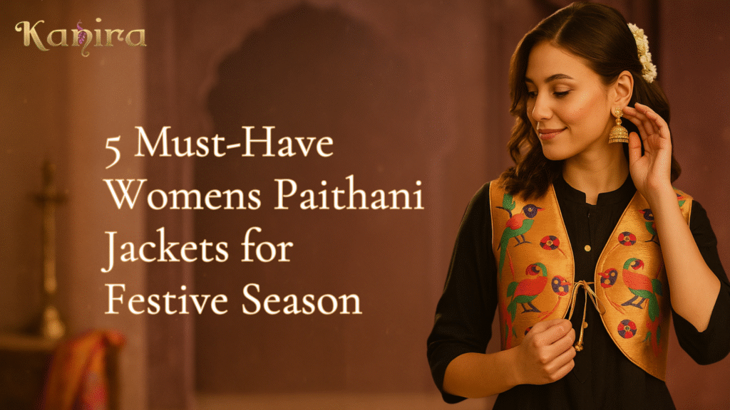 5 Must-Have Womens Paithani Jackets for Festive Season