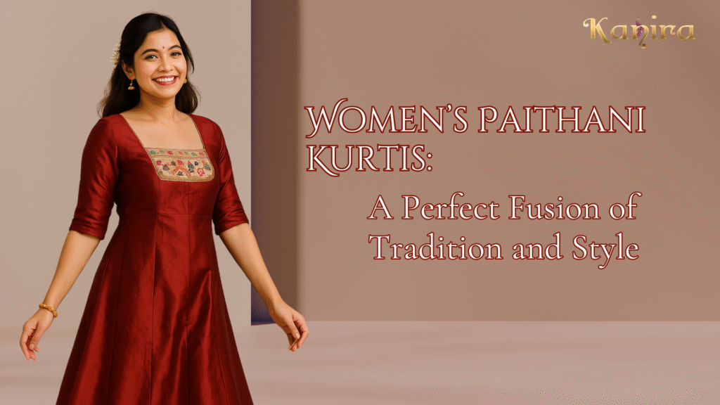 Women’s Paithani Kurtis: A Perfect Fusion of Tradition and Style