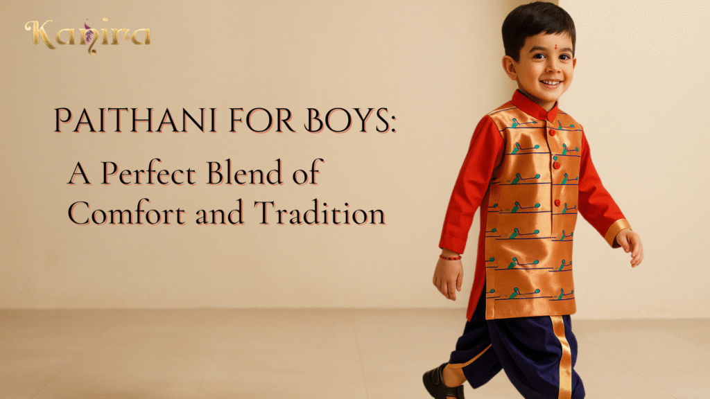 Paithani for Boys: A Perfect Blend of Comfort and Tradition