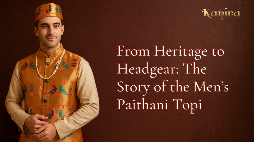 From Heritage to Headgear: The Story of the Men’s Paithani Topi