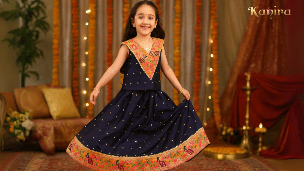 Best Occasions to Dress Your Daughter in a Traditional Paithani Outfit