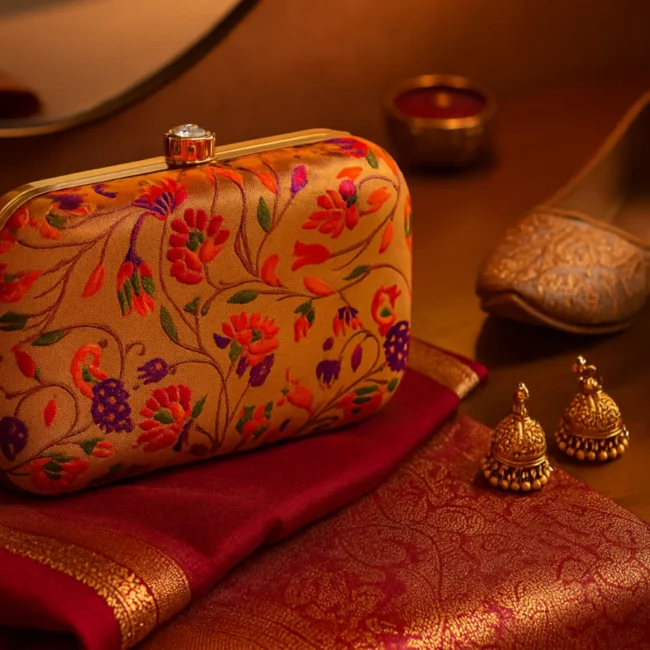 Complete Your Ethnic Look with These Stunning Paithani Bags