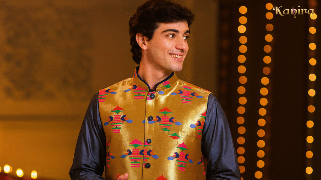 Paithani Jacket for Men: The Royal Look for Every Festive Occasion