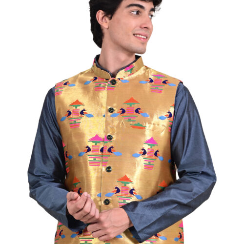 Paithani Jacket for Men – Diamond
